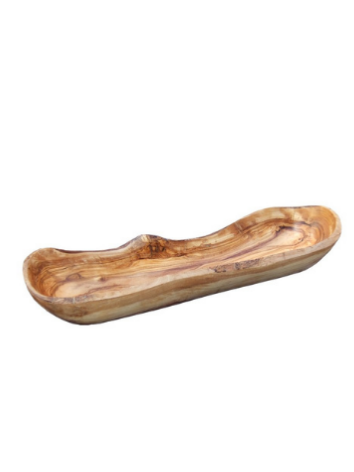 Olive Wood Bread Dish - Large