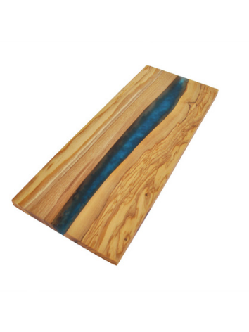 Cutting Board Blue Resin